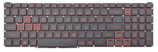 Acer Nitro 5 Red Keyboard Replacement 2019-2020